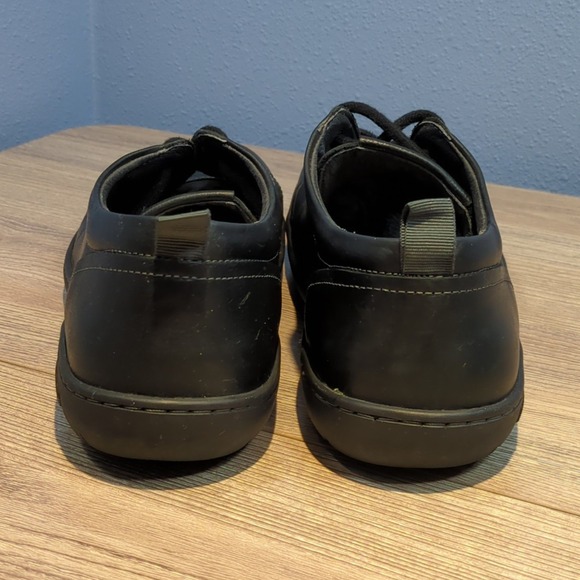 Birkenstock Islay Black Comfort Leather Sneakers EU 42 US 11 W 9 M New Insoles - Picture 5 of 9